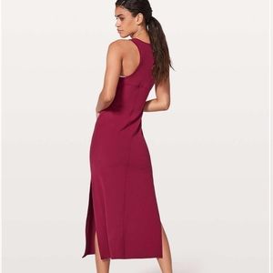 Lululemon Get Going Dress Ruby Wine